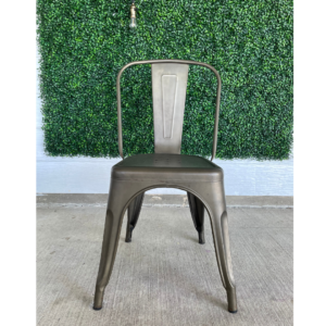 Outdoor Metal Chairs - Gray (Qty 16)